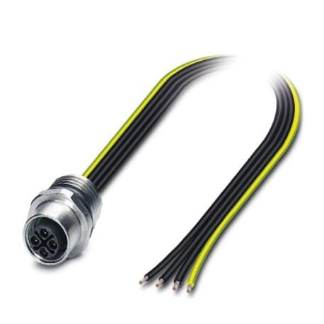 Phoenix contact SACC-E-M12FSS-4CON-M16/2,5 PE Flush-type connector, Power, 4-position, Socket, M12, ..