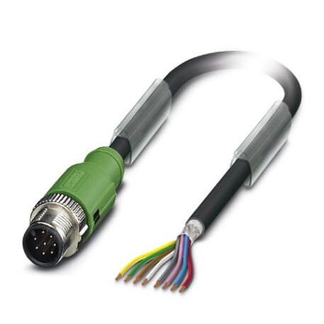 PHOENIX CONTACT SAC-8P-MS/ 3,5-PUR SH SCO SAC-8P-MS/ 3,5-PUR SH SCO 1426523 PHOENIX CONTACT Cable for sensors/actuators, 8-pole, PUR halogen-free, bla..