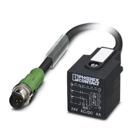 Phoenix contact SAC-3P-M12MS/5,0-PUR/A-1L-Z Sensor/actuator cable SAC-3P-M12MS/5,0-PUR/A-1L-Z 1439641