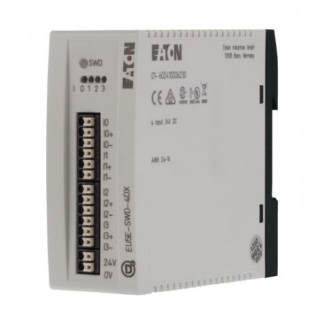 Eaton-moeller EU5E-SWD-4DX Y7-144060 EATON ELECTRIC SWD input card, 24 V DC, 4 digital inputs with 24 V power suppl..