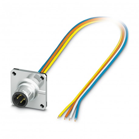 PHOENIX CONTACT SACC-SQ-M12MSD-4CON-25F/0,5 SACC-SQ-M12MSD-4CON-25F/0,5 1440957 PHOENIX CONTACT Flush-type connector