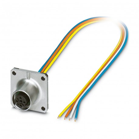 PHOENIX CONTACT SACC-SQ-M12FSD-4CON-25F/0,5 SACC-SQ-M12FSD-4CON-25F/0,5 1440960 PHOENIX CONTACT Flush-type connector