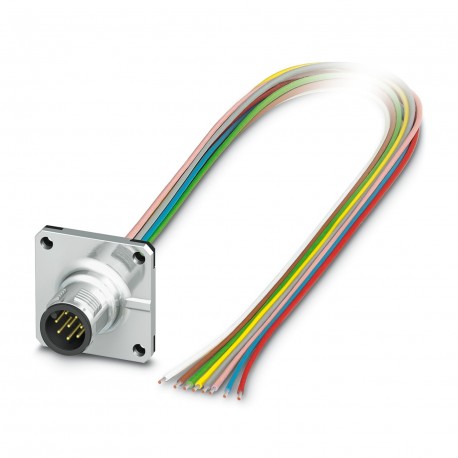 PHOENIX CONTACT SACC-SQ-M12MS-8CON-25F/0,5 SACC-SQ-M12MS-8CON-25F/0,5 1441561 PHOENIX CONTACT Sensor/Actuator flush-type plug, 8-pos., M12, A-coded, fr..