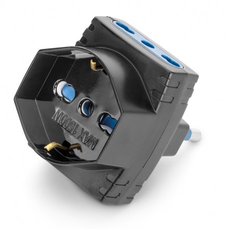 Scame 144.470/N AZZURRA ADAPTOR P40+ 2 BIV. 2P+E 16A