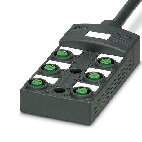 PHOENIX CONTACT SACB-6/12-5,0PUR SCO P SACB-6/12- 5,0PUR SCO P 1452482 PHOENIX CONTACT Sensor/actuator box, Application: Standard, Connection metho..