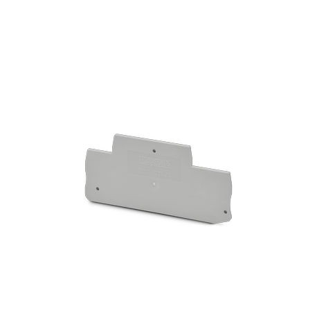 Phoenix contact D-XTTB 2,5 End cap, depth: 39.6 mm, width: 2.2 mm, height: 89.6 mm, colour: grey