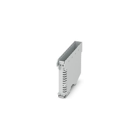 Phoenix contact ME-IO 18,8 EB/FE 10U TBUS 7035 DIN rail housing, Lower part of the housing with meta..