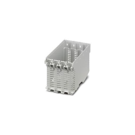 Phoenix contact ME-IO 75,2 EB/FE4 10U TBUS 7035 DIN rail housing, Housing bottom with metal pin, wit..