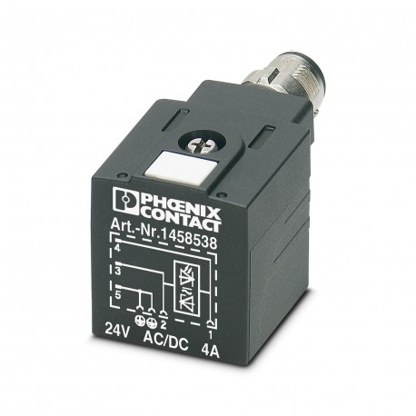 Phoenix contact SAC-3P-MR/A-1L-Z SCO Valve connectors, 3-position, Plug angled M12 SPEEDCON, A-coded..