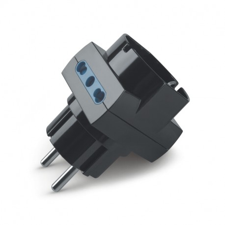 SCAME 146.362/N 146.362/N SCAME ADAPTOR 2x10/16A+1xP40 BLACK