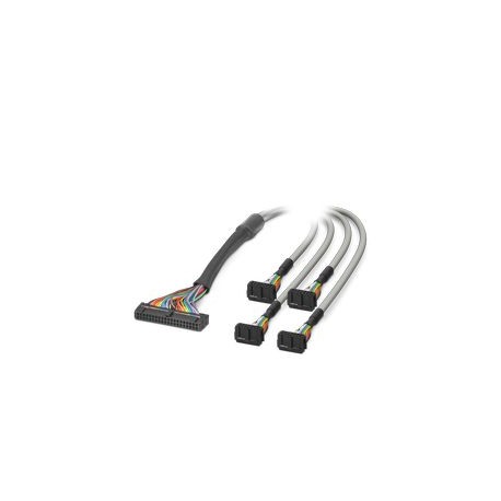Phoenix contact CABLE-FLK40/4FLK14/HF/S7/3,0M Round cable made without halogens. Connection 1: Femal..