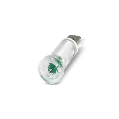PHOENIX CONTACT HS LCA-GR 12,5X5-F HS LCA-GR 12,5X5-F 1474409 PHOENIX CONTACT Signal light with flat connector, active, rigid, Cylindrical head..