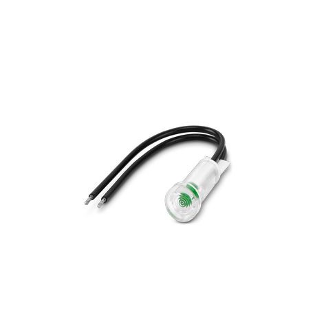 Phoenix contact HS LCA-GR 12,5X5-L Signal light with braided wires, active, flexible, Cylindrical he..