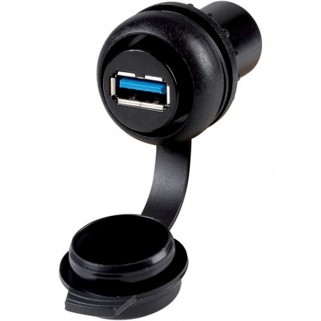 EATON - MOELLER M22S-USB M22S-USB 147541 Y7-147541 EATON ELECTRIC Front element, black, +USB 3.0