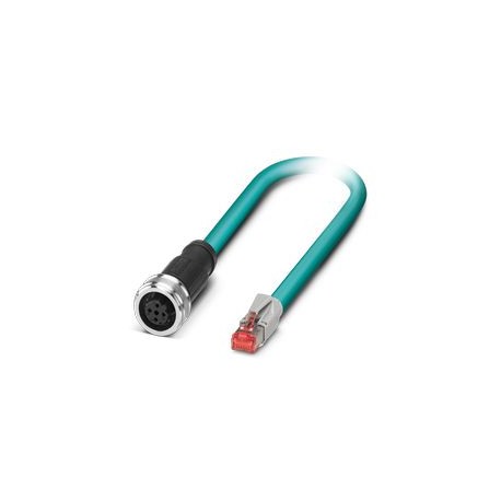 PHOENIX CONTACT NBC-P12FSD/10,0-93E/R4AC NBC-P12FSD/10,0-93E/R4AC 1476032 PHOENIX CONTACT Network cable, CAT5 Ethernet (100 MBit/s), 4-pole, halogen-..
