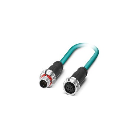 PHOENIX CONTACT NBC-P12MSD/ 2,0-93E/P12FSD NBC-P12MSD/ 2,0-93E/P12FSD 1476046 PHOENIX CONTACT Network cable, CAT5 Ethernet (100 MBit/s), 4-pole, haloge..