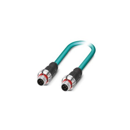 PHOENIX CONTACT NBC-P12MSD/ 2,0-93E/P12MSD NBC-P12MSD/ 2,0-93E/P12MSD 1476054 PHOENIX CONTACT Network cable, CAT5 Ethernet (100 MBit/s), 4-pole, haloge..