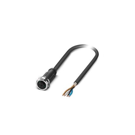 PHOENIX CONTACT SAC-4P-3,0-PUR/P12FS SH SAC-4P- 3,0-PUR/P12FS SH 1476843 PHOENIX CONTACT Sensor/Actuator Cable, 4-Pole, Halogen-Free PUR, Greyish Bl..