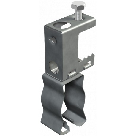 Obo-bettermann TKS 213-25 OBO BETTERMANN Carrier screw clamp with pipe mount 18¿25 mm, 2-13mm, Galvanised, Deltaton..
