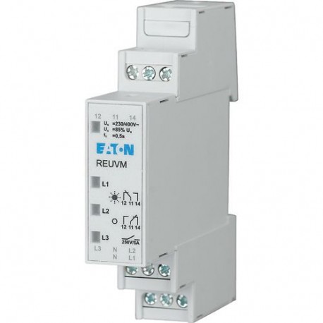 Eaton-moeller REUVM Y7-148598 EATON ELECTRIC Undervoltage relays, Un x 0, 85, 230/400 VAC, 1W
