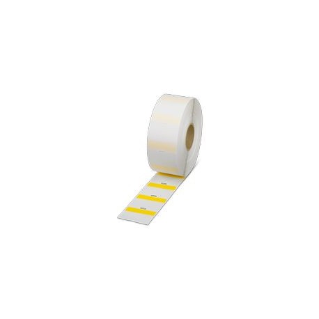 Phoenix contact WML 8 (51X13)R YE Cable wrapping label, Roll, yellow, unlabeled, labelable with: THE..