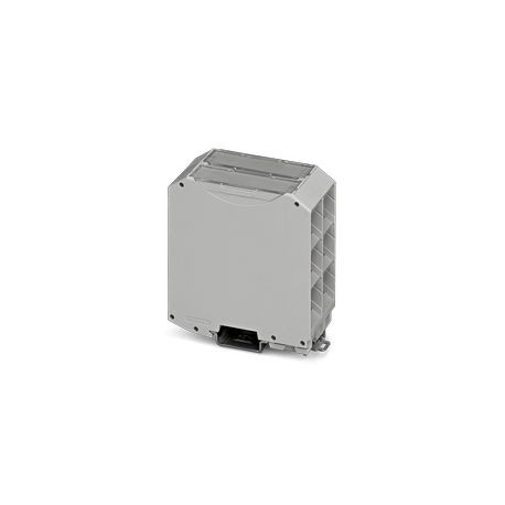 Phoenix contact ME MAX 45 F G 3-3 GY DIN rail box, Flat design, without ventilation slits, width: 45..