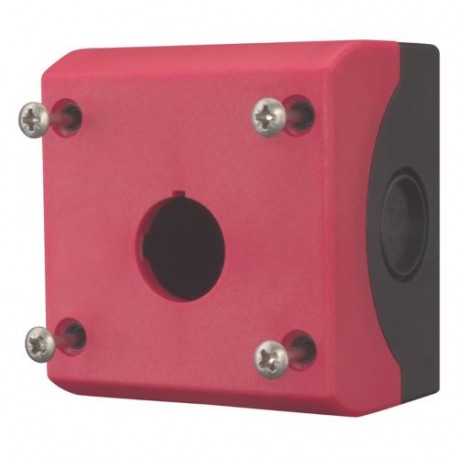 EATON - MOELLER M22-SOL-IR1Q M22-SOL-IR1Q 150646 Y7-150646 EATON ELECTRIC Surface mounting enclosure, black, red cover