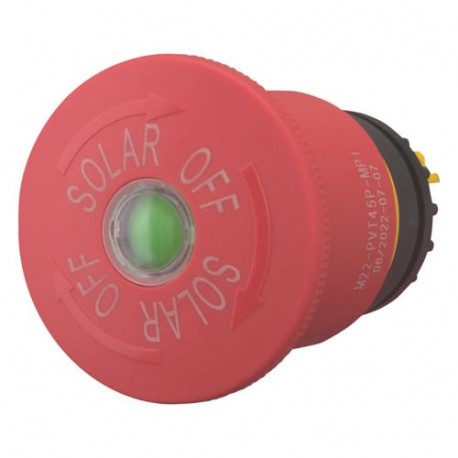 Eaton-moeller M22-SOL-PVT45P-MPI Y7-150672 EATON ELECTRIC Fireman's switch, PV, with SOLAR laser inscribed