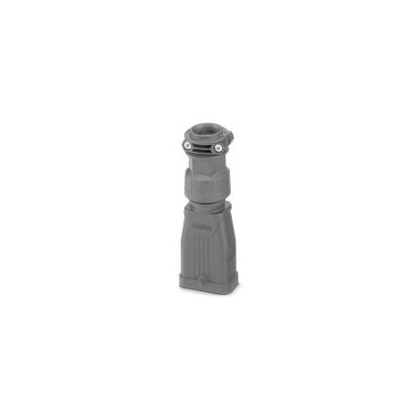 Phoenix contact HC-COM-HHFS-1TGESM32-PL-BK COM overhead housing, for longitudinal flange, material: ..