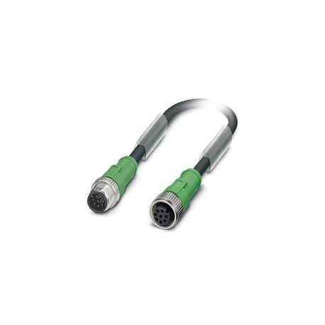 Phoenix contact SAC-4PM12MS/0,2-PUR/M12FS B3X4 Sensor/actuator cable, 8-pole, halogen-free PUR, grey..