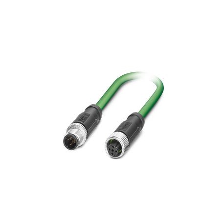 PHOENIX CONTACT NBC-M12MSD/0,15-93E/M12FSD 3X4 NBC-M12MSD/0,15-93E/M12FSD 3X4 1525905 PHOENIX CONTACT Network cable, PROFINET CAT5 (100 MBit/s), EtherCAT® ..