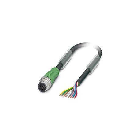 PHOENIX CONTACT SAC-8P-M12MS/0,15-PUR SAC-8P-M12MS/0,15-PUR 1528383 PHOENIX CONTACT Sensor/actuator cable, 8-pole, halogen-free PUR, greyish black..