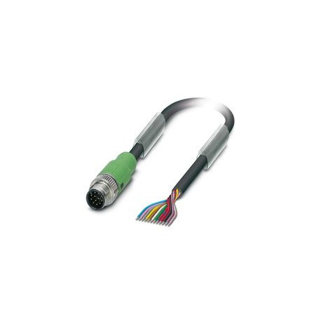 Phoenix contact SAC-12P-MS/7,0-PUR SCO Sensor/actuator cable, 12-pole, halogen-free PUR, black RAL 9..