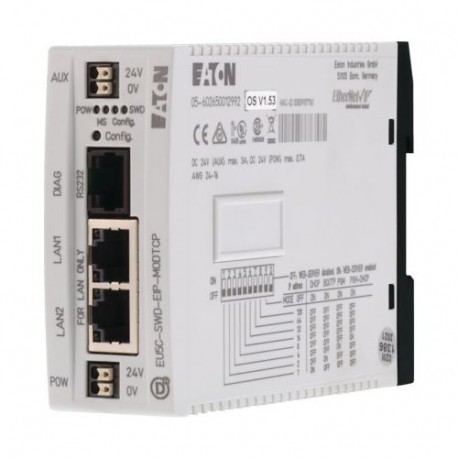 Eaton-moeller EU5C-SWD-EIP-MODTCP Y7-153163 EATON ELECTRIC Gateway, SmartWire-DT, 99 SWD cards at EthernetIP/MODBUS