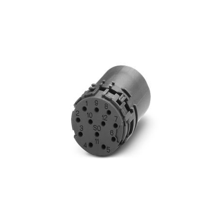 Phoenix contact M23-12S1N8A0000 Contact insert, M23, number of poles: 12, contact connection type: F..