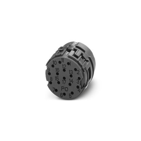 Phoenix contact M23-17P1N8A0000 Contact insert, M23, number of poles: 17, contact connection type: M..