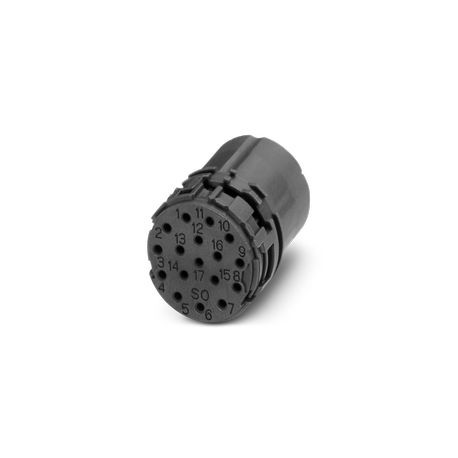 Phoenix contact M23-17S1N8A0000 Contact insert, M23, number of poles: 17, contact connection type: F..