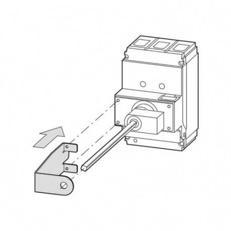 EATON - MOELLER NZM1-XHB-DA-AS NZM1-XHB-DA-AS 158048 Y7-158048 EATON ELECTRIC Support to handle NZM1-XHB-NA