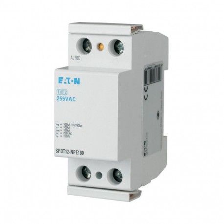 EATON - MOELLER SPBT12-NPE100 SPBT12-NPE100 158307 Y7-158307 EATON ELECTRIC Lightning current and surge arresters, 100 kA, N-space unit