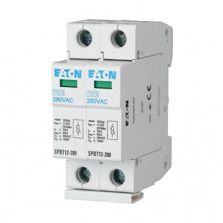 EATON - MOELLER SPBT12-280/2 SPBT12-280/2 158309 Y7-158309 EATON ELECTRIC Lightning current and surge arresters kit, TN-S kit, 2p