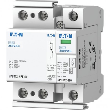 EATON - MOELLER SPBT12-280-1+NPE-AX SPBT12-280-1+NPE-AX 158334 Y7-158334 EATON ELECTRIC Lightning current and surge arresters kit, TN-S/TT kit, ..