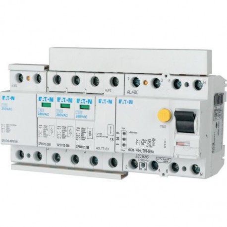 EATON - MOELLER SPBT12-280-3+NPE-AX SPBT12-280-3+NPE-AX 158335 Y7-158335 EATON ELECTRIC Lightning current and surge arresters kit, TN-S/TT kit, ..