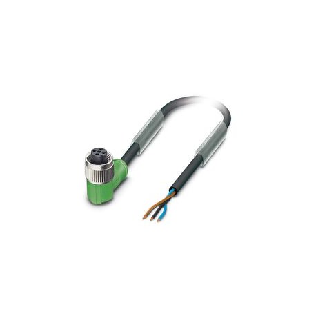 PHOENIX CONTACT SAC-3P-3,0-PUR/M12FR BK SAC-3P- 3,0-PUR/M12FR BK 1584400 PHOENIX CONTACT Sensor/Actuator Cable, 3-pole, free cable end, to Elbow Fem..