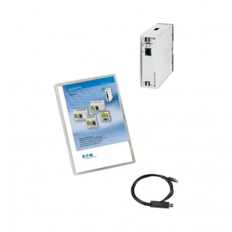 Eaton-moeller EASY-BOX-802-SWD-USB EATON ELECTRIC Starter kit, EASY802-DC-SWD, EU4A-RJ45-USB-CAB1 and easySoft-Pro