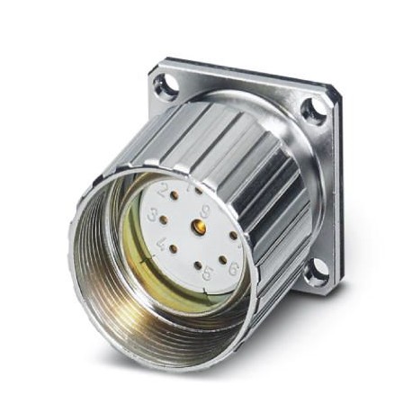 Phoenix contact RC-09S1N12Y300 M23, Plug-in connector for front wall appliances with knurled nut, se..