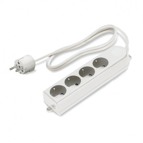 Scame 160.241/N 4-OUTLET SOC. 2P+E 16A UNEL WITHOUT CAB.