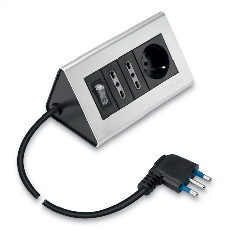 SCAME 160.5014 160.5014 SCAME MULTISOCKET FOR DESK