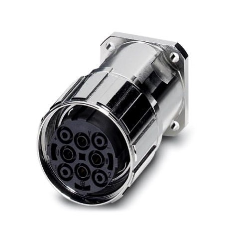 Phoenix contact SM-7ES1N8AY000 Device connector, front mounting with knurled nut