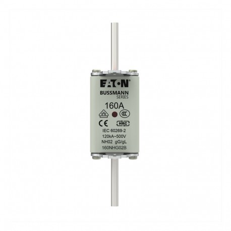 Eaton-moeller NH FUSE 160A 500V GG/GL SIZE 02 EATON ELECTRIC cartridge fuse, BT, 160 a, AC 500 V, NH02, gL/gG, I..