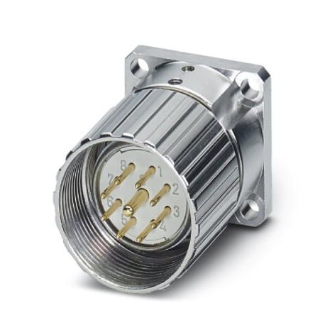 Phoenix contact RC-09P1N12YF00 Device connector, front mounting with knurled nut